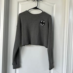 Fleo fang cropped sweatshirt